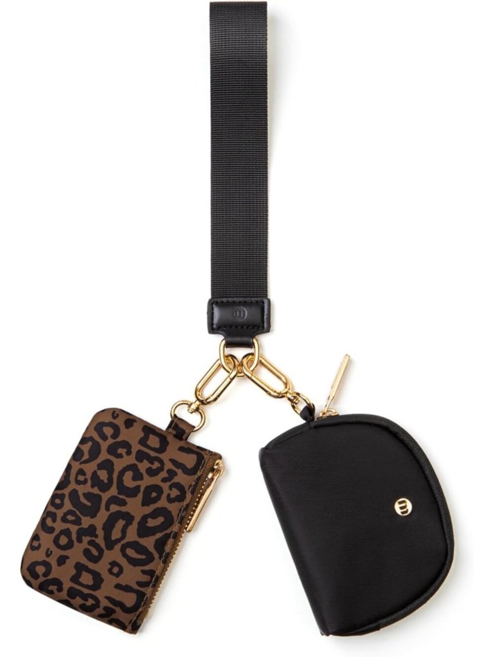 Stylish Mini Zip Around Wristlet Wallet for Women - Detachable Keychain Coin